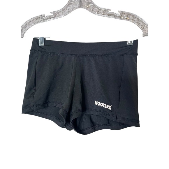 Hooters Pants - Hooters Women’s Elastic Waist Uniform Shorts Black Size Small Polyester Cosplay